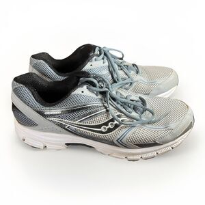 Saucony Cohesion 9 XT-600 Gray/Black Athletic Running Shoes - Men’s 11